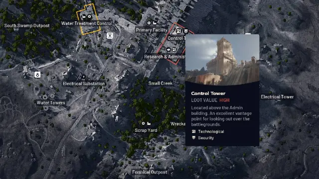 ARC Raiders dam staff room key use location on map