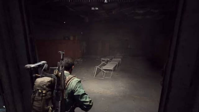 ARC Raiders staff room key staff room with red lockers and some containers interior