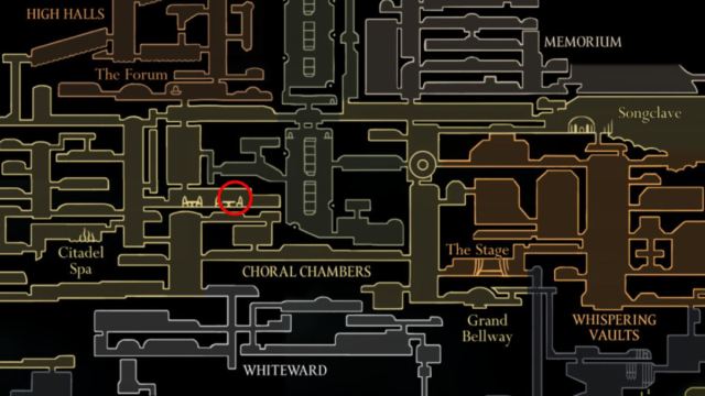 Hollow Knight Silksong start the great taste of pharloom quest by speaking to mergwin location on map