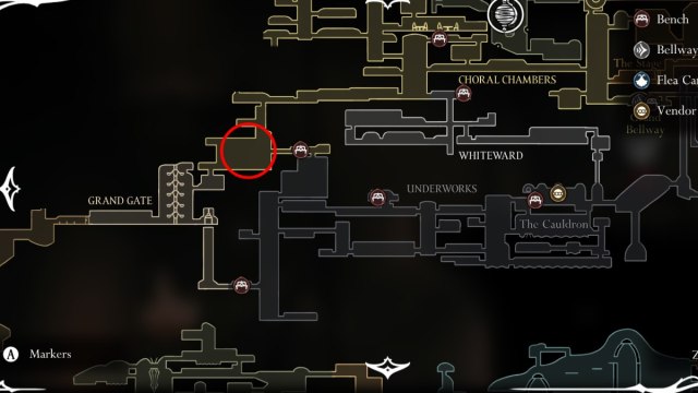 Hollow Knight Silksong rosary farm location best in the game on map