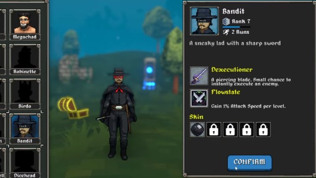 Megabonk bandit passive and stats
